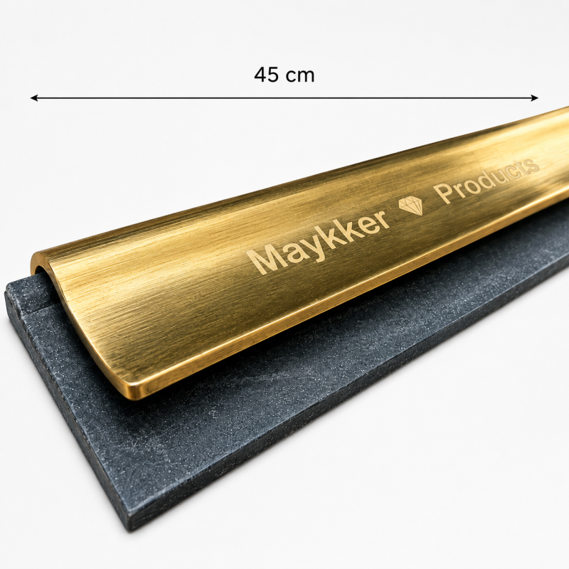 Barrette en laiton Maykker Pro-Brass 45 cm pour raclette