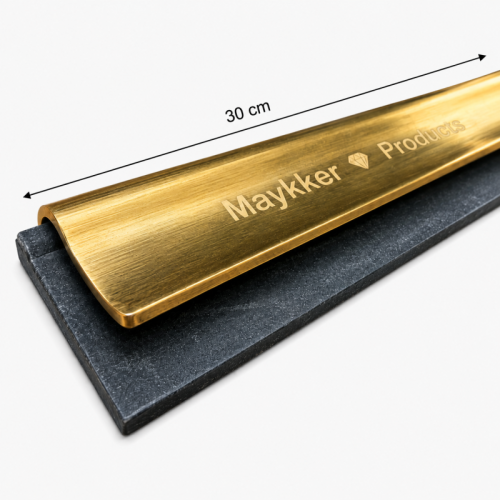 Barrette en laiton Maykker Pro-Brass 30 cm pour raclette