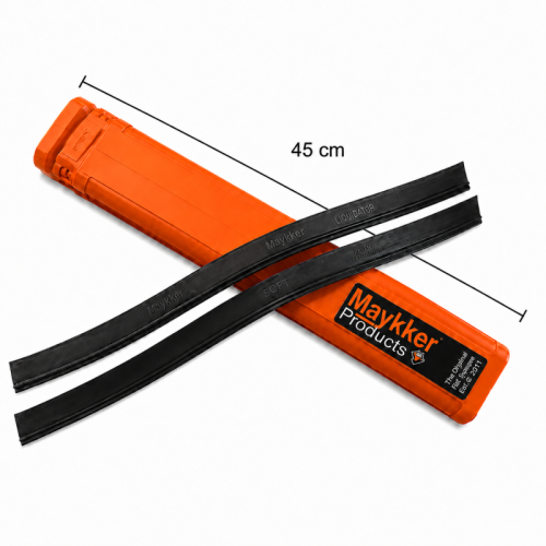 Étui de 24 caoutchoucs 45 cm de remplacement pour raclette à vitres
