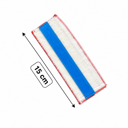 Peau de mouilleur 15cm Switch Mop avec bande grattante