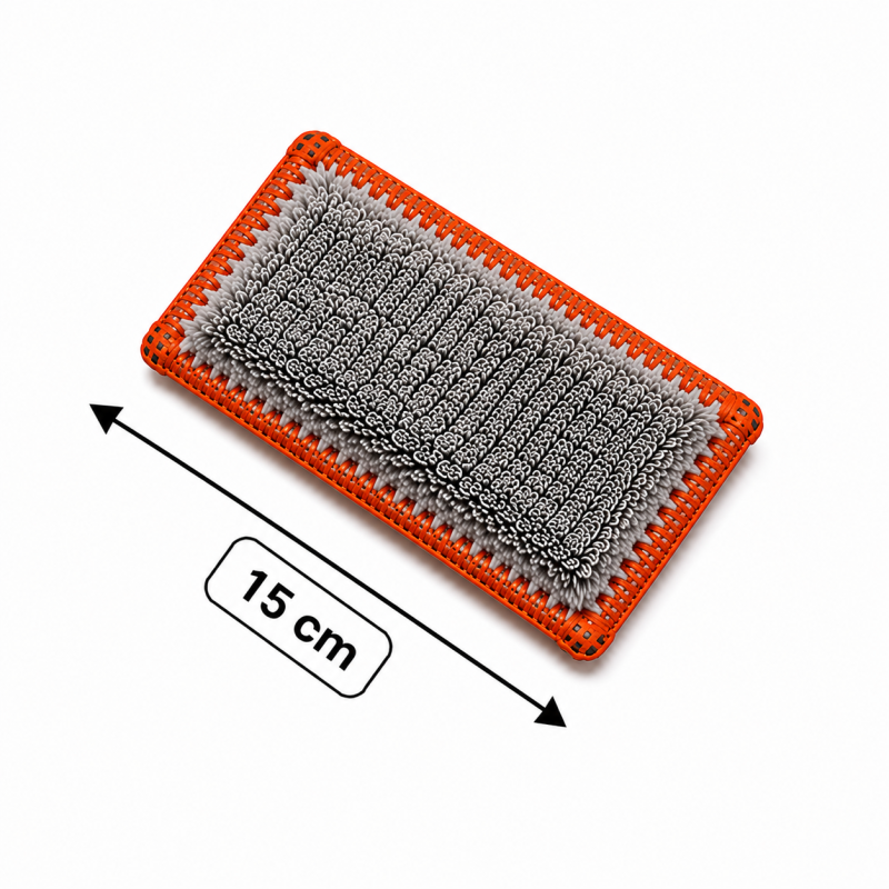 Peau de mouilleur 15 cm Hedgehog avec fibres abrasives