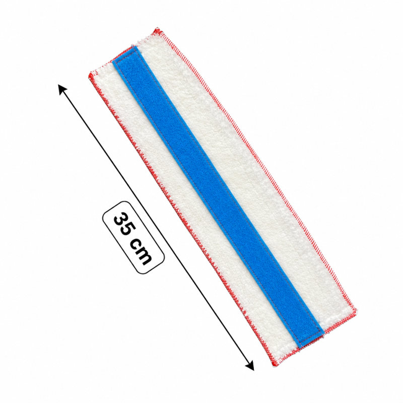Peau de mouilleur 35 cm Switch Mop avec bande grattante