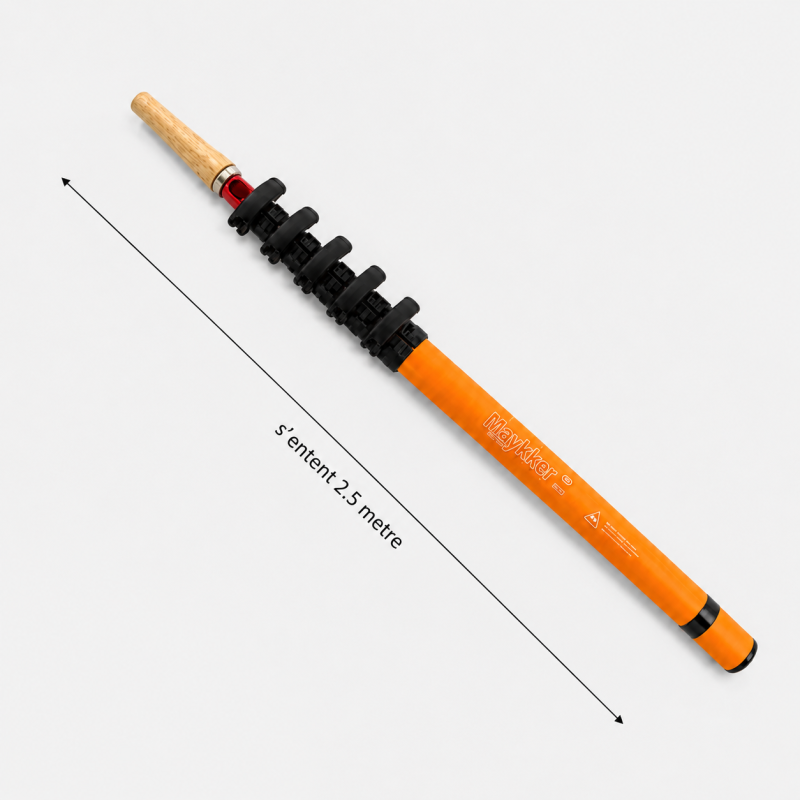 Perche télescopique Mini en carbone 2,5m